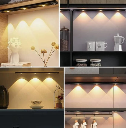 LED PIR Motion Sensor Cabinet Light with USB Rechargeable 40CM